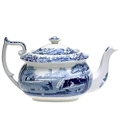 Spode Blue Italian Covered Teapot