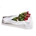 Long Stem Red Chocolate Roses Bouquet in a White Florist Box - One Dozen
