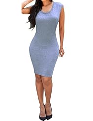 Sexy Jersey/Polyester/Spandex Round Neck Tank Bodycon Dress/Club Dress/Party Dress/Midi Dress 