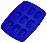 KitchenAid Silicone Mini Madeleine Pan, Blue