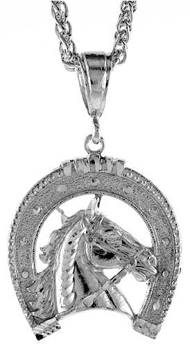 4113CV8KT2L Sterling Silver 1 7/16 36 mm Diamond Cut