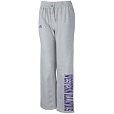 NCAA adidas Western Illinois Leathernecks Ladies Ash Word Plus Fleece Pants