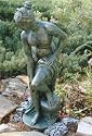Patina Lady Statue Copper Finish