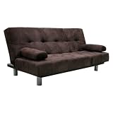 American Alliance Elite Metro Click Clack Convertible Sofa Chocolate - 58-0904-165