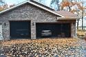 Standard Garage Door Screen with Zipper 6x8 - Black