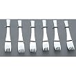 Kristina Stainless Steel Kitchen Accessories Cutlery Fork Set of 6