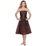 Strapless Cocktail Dress, Party Dress by Sean Collection (50080), M, Copper
