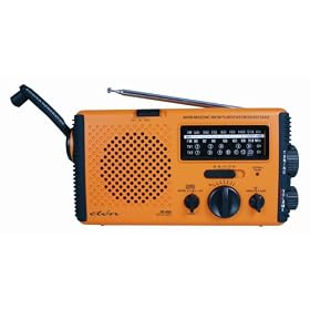 Eton FR400 Hand Crank Radio and Power Generator (Orange)