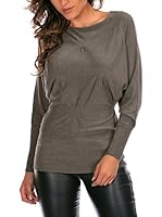 Fleur Bleue Jersey Tulipe (Taupe)