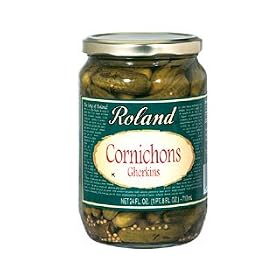 Roland Tiny Cornichons, 24 oz