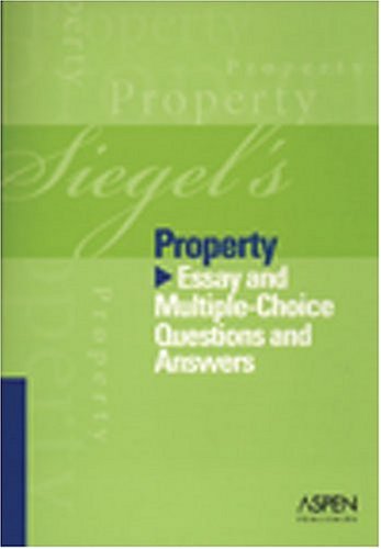 Siegel's Property (Siegel's Series)