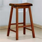 Aloha 29" Bar Stool in Oak [Set of 2]