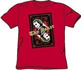  : Batman Dark Knight JOKER'S WILD Adult Red T-shirt