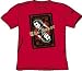 Search : Batman Dark Knight JOKER'S WILD Adult Red T-shirt