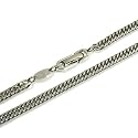 新宿銀の蔵 【SAVER ONE セイバーワン】 純チタンネックレス(ダブルキヘイチェーン) 幅5mm 長さ49cm/54cm/59cm (59cm)