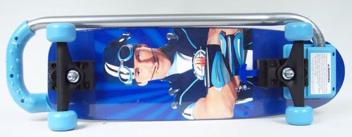 Childrens Toyshop  Toys : Lazy Town Get Up & Roll Switch Blade (scooter / skateboard) - Sportacus