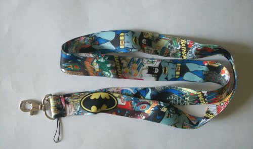  Super Hero BATMAN Lanyard ~Key ID Badge Cell Phone Holder~