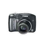 Canon PowerShot SX100IS 8MP Digital Camera with 10x Optical Image Stabilized Zoom (Black)