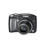 Canon PowerShot SX100IS 8MP Digital Camera with 10x Optical Image Stabilized Zoom (Black)