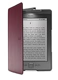 IMAGE OF Kindle Lighted Leather Cover, Wine Purple