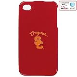 Officially Licensed USC Trojans Hard Case For iPhone 4 and 4S RED