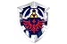 Full Size Link Hylian Zelda Shield with Grip & Handle