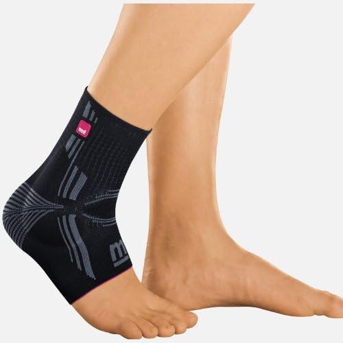 LevamedÃƒÂƒÃ'Â'ÃƒÂ'Ã'Â® ANKLE SUPPORT WITH SILICONE INSERTS, Black, IV by LEVAMED