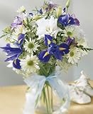 Blue Bouquet for the New Mom