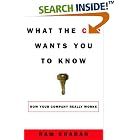 Click here to buy What the CEO Wants You to Know : How Your Company Really Works by  Ram Charan.