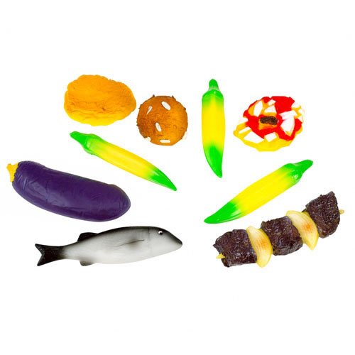 African Toy Food Set