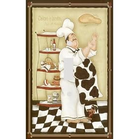 Pizza Chef Decorative Switchplate Cover