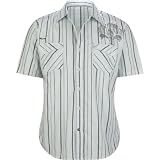 MICROS Surfer Mens Shirt - Light Blue/Grey