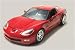 2007 C6 Z06 Victory Red Corvette 1/24 Scale Diecast Car Image