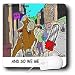 Londons Times Funny Music Cartoons - Tree Stump Meets Nemesis, A Chainsaw - Mouse Pads Image