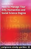 How to manage your arts, humanities and social science degree