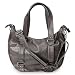 Ju Ju Be Behave Earth Leather Diaper Bag, Steel/Lilac