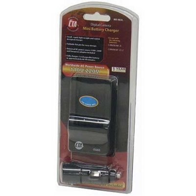 Panasonic Lumix DMC-TZ4, DMC-TZ5 - Replacement Battery Charger (Incl. Car and European Plug Adapters)