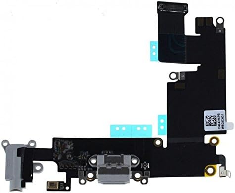 ANDVS® iPhone 6 Plus 5.5" Flex Cable Ribbon Charger USB Micro Charging Port Dock Connector Headphone Jack and Mic (grey)