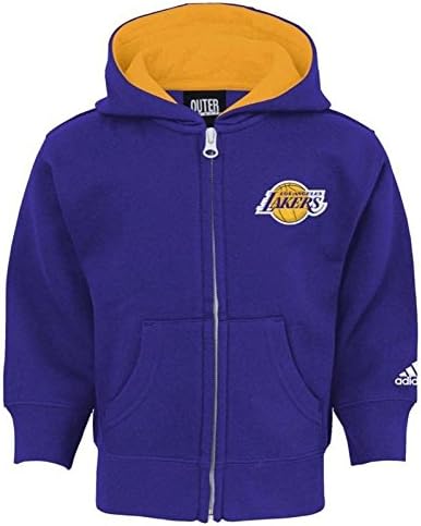 Adidas Infant Prime Full Zip Hoodie - Los Angeles Lakers - 24M
