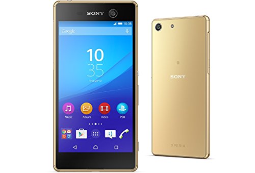 SIMフリー SONY Xperia M5 Dual E5663 ゴールド(Unlocked LTE, 16GB, Gold)【並行輸入品】