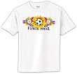 Soccer Flower Power Girls T Shirt