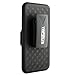 Galaxy S6 Belt Clip Case, Tapirus Combo Case - Shell Holster with Swivel Belt Clip + Hard Case Back Cover with Kickstand + Free Screen Protector - for Samsung Galaxy S6 5.1 Inches, Black