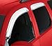 Auto Ventshade [AVS] Outside Mount Rain Guards For 99-06 Chevy/GMC Silverado/Sierra 1500; 01-06 Silverado - Sierra 2500/3500) DOUBLE/EXT CAB ONLY | Window Vent Visors, 4 pcs. - Chrome | 684044