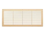 新協和 軒天換気グリル 網付 SK-NPN-150×400 ホワイトクリーム