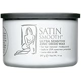 Satin Smooth Ultra Sensitive Zinc Oxide Epilating Wax- For Hair Removal 14oz