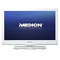 Medion Life P12082 59,9 cm (23,6 Zoll) LED-Backlight-Fernseher, Energieeffizienzklasse B (Full-HD, DVB-T, DVD-Player) wei�