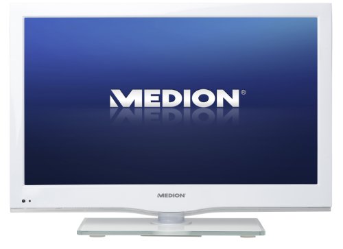 Medion Life P12082 59,9 cm (23,6 Zoll) LED-Backlight-Fernseher, Energieeffizienzklasse B (Full-HD, DVB-T, DVD-Player) wei&szlig;