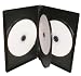 4 Way DVD Cases Black Qty 100 -DVD-Q