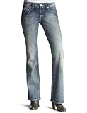Vigoss Juniors' Corded Flap Back Pocket Boot Cut Jean