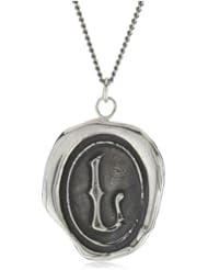 Pyrrha "talisman" Sterling Silver Letter Necklace